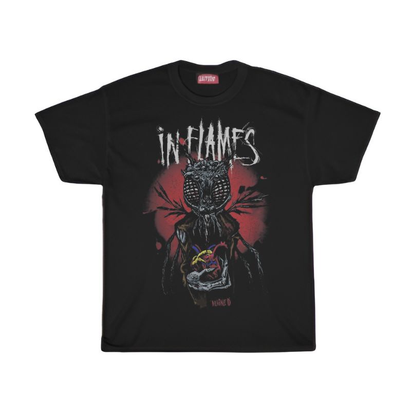 KAOS / T SHIRT / IN FLAMES / KAOS BAND IN FLAMES DRAINED