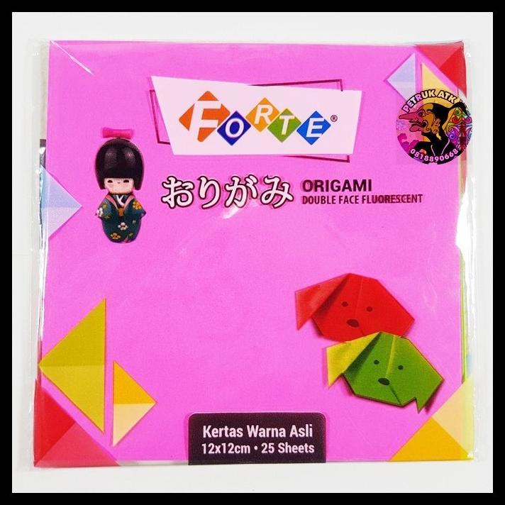 

Kertas Lipat Warna-Warni Forte / Origami / Double Sided Color (25 Lbr)
