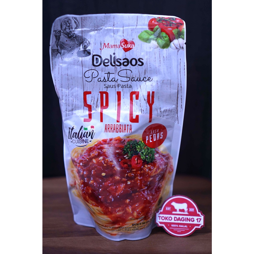 

Mamasuka Delisaos Pasta Sauce Arrabbiata 315gr