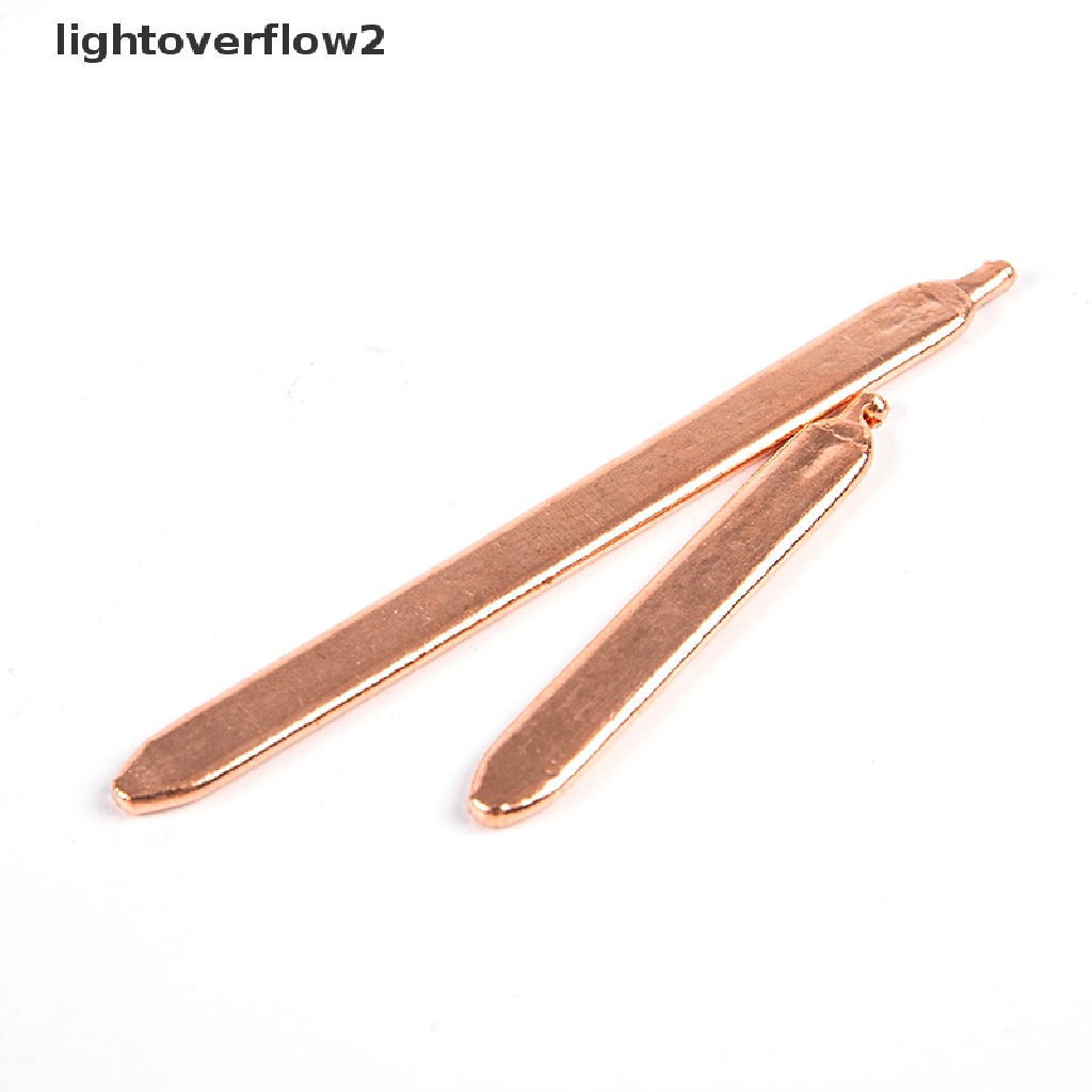 (lightoverflow2) Pipa Tembaga Flat 60mm - 150mm Untuk Pendingin Laptop / Komputer Diy