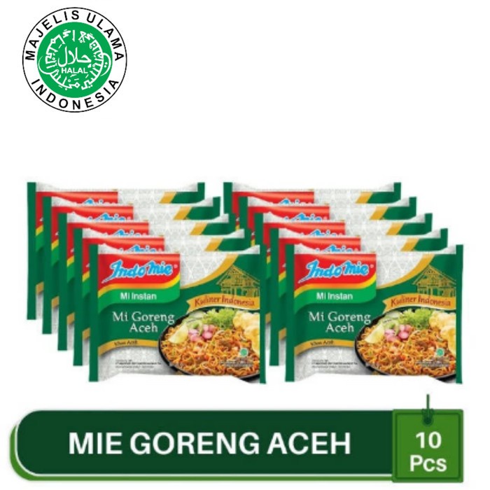 

TERLARIS 10 PCS Bundling - Indomie Mi Goreng Aceh Indofood Murah