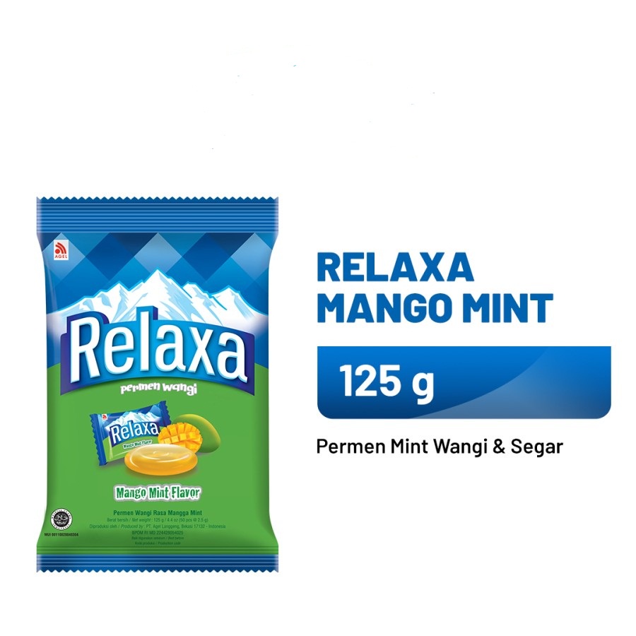 

PERMEN RELAXA MANGO MINT MANGGA BAG 50PCS x 2.5 GR