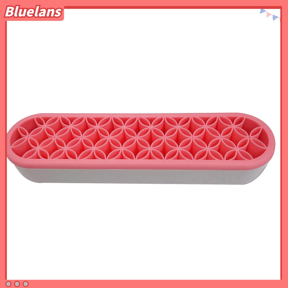 Rak Stand Holder Penyimpanan Brush Makeup Bahan Silikon