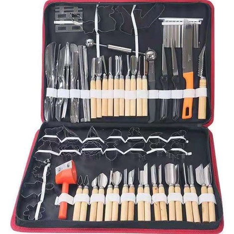

Carving Tool Set Vegetables Fruits Tools Set Alat Ukir Set 80 Pcs