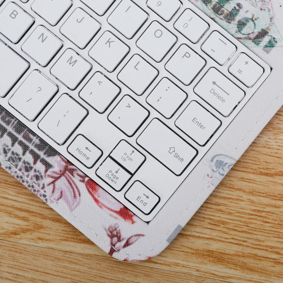 Booming Portable Keyboard dan mouse untuk hp Android dengan Lucu PU Kulit Kasus Mini Keyboard hp Adj