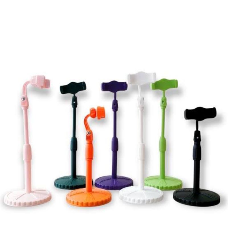 Holder stand makaron GL022 original universal pajangan hp di meja US08 online class zoom