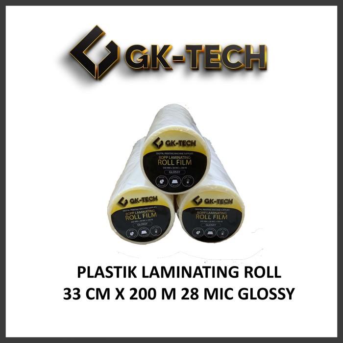 

PLASTIK LAMINATING ROLL 33 CM X 200 M 28 MIC DOFF / GLOSSY (JAKARTA)