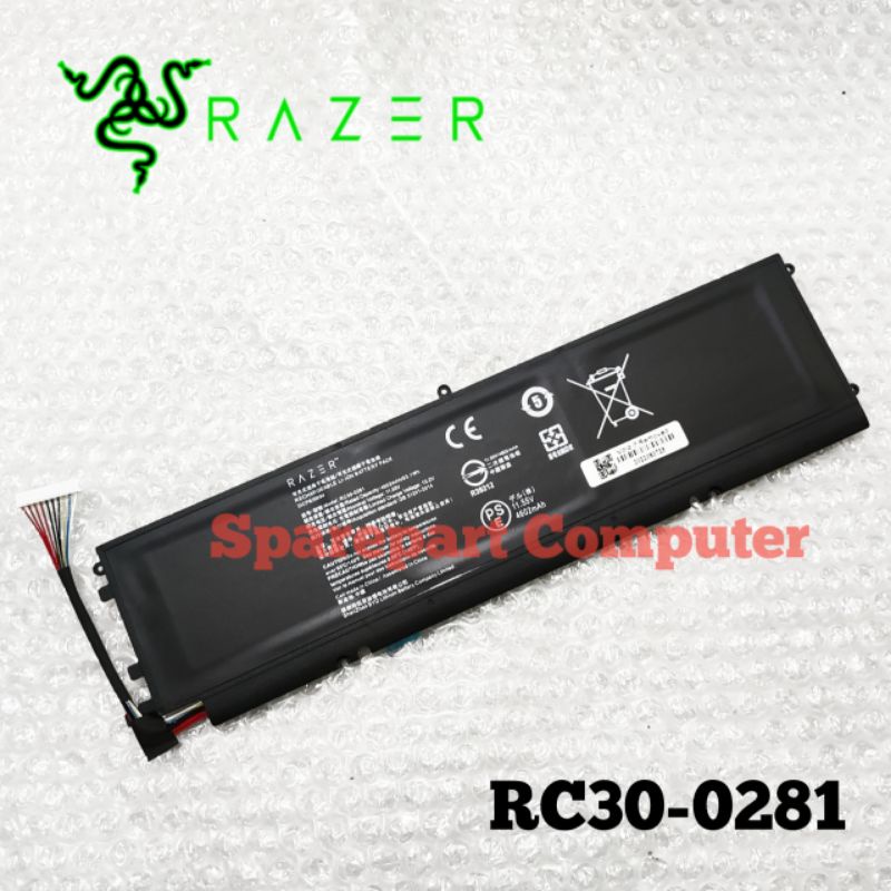 Baterai Battery Razer Blade Stealth 13.3" 2018 2019 2020 RZ09-0310 RZ09-0281 RC30-0281