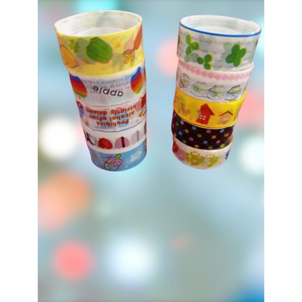 

Isolasi karakter/Isolasi perekat kertas 1 Pack Isi 10 biji