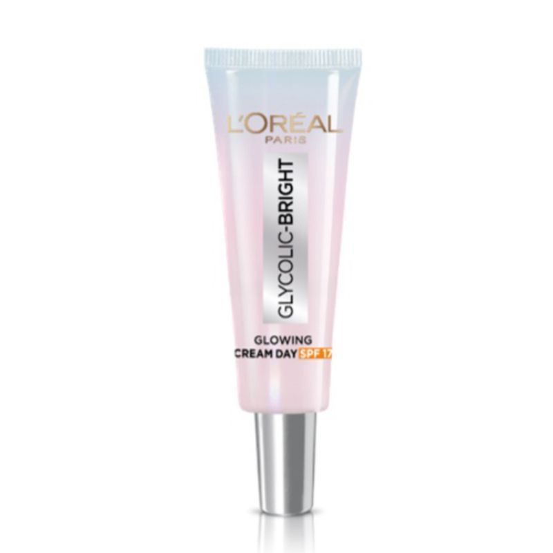 Loreal Glycolic Bright Serum Sachet Glowing Cream Day SPF17 - 7.5ML