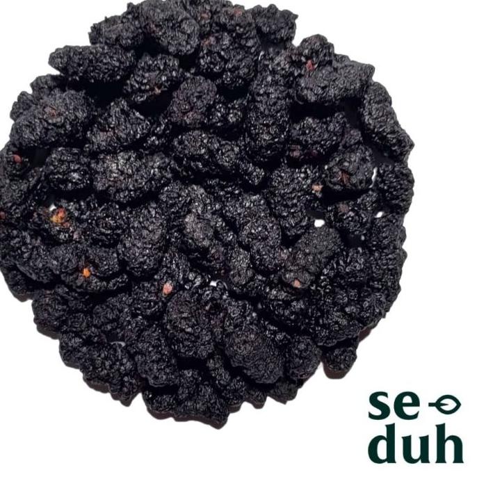 

FLASH SALE Buah murbei hitam kering / dried black mulberry fruit 60 gram buruan