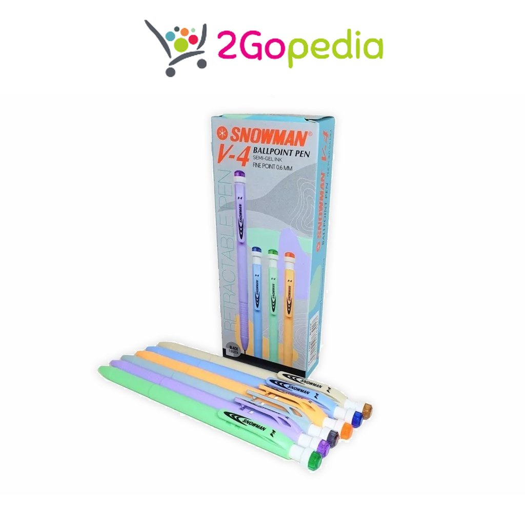 

Pulpen Hitam 0,6 mm V4 Snowman Grosir Murah Atk