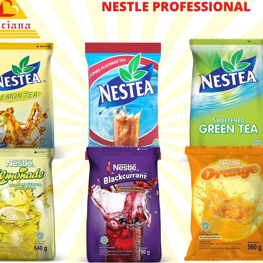 

Kemasan Baru.. NESTEA GREEN TEA BLACKCURRANT ORANGE LEMONADE LYCHEE TEA by Nestle Professional 72