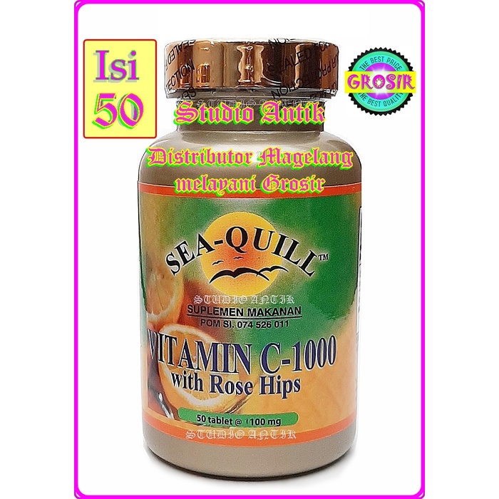 SEA QUILL VITAMIN C 1000 isi 50 - SEA QUILL VITAMIN C1000 50 - 22222 - SEA QUILL VITAMIN C 1000 30 -