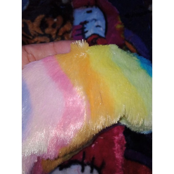 Kain perca rasfur /kain bulu motif sudah pilihan /harga per pcs/lembar