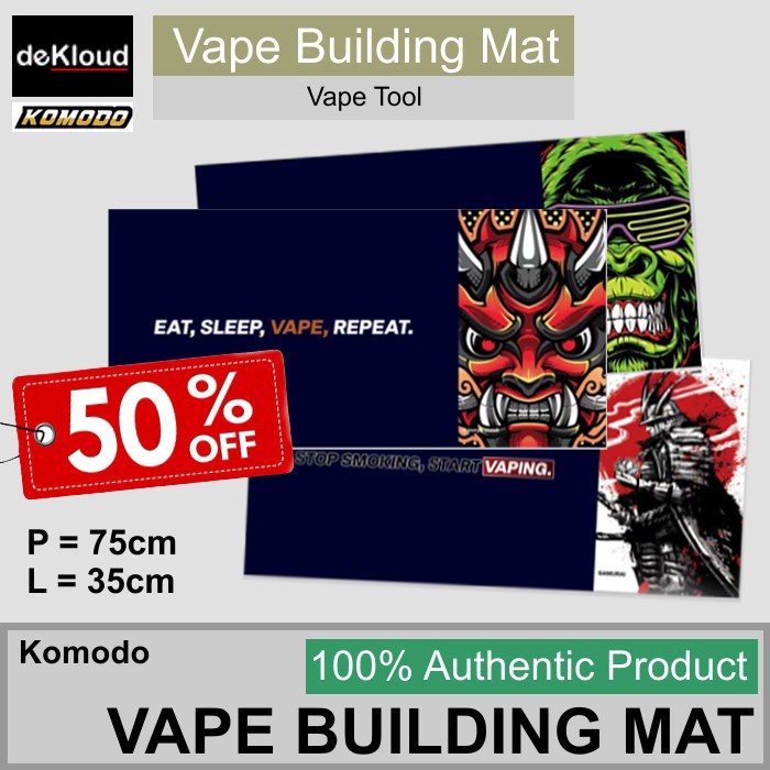 DISKON 50% VAPE BUILDING MAT | 75x35cm | alas karpet besar coil build