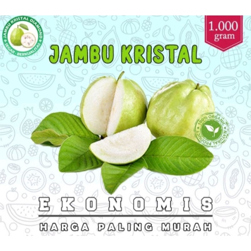 

jambu kristal manis 1kg