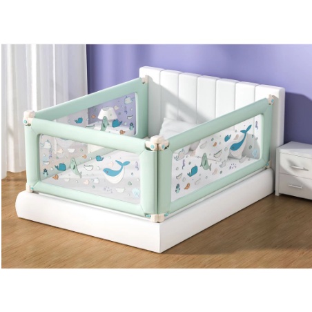 Pagar Bayi Anak Pengaman Pembatas Kasur Tempat Tidur Ranjang Bayi Safety Fence Baby Bed Guard Rail
