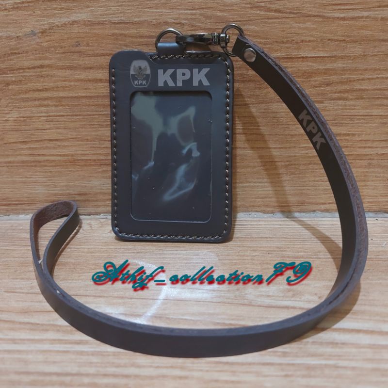 

Tempat Id Card KPK Kulit Holder Id Card Kulit KPK Kalung