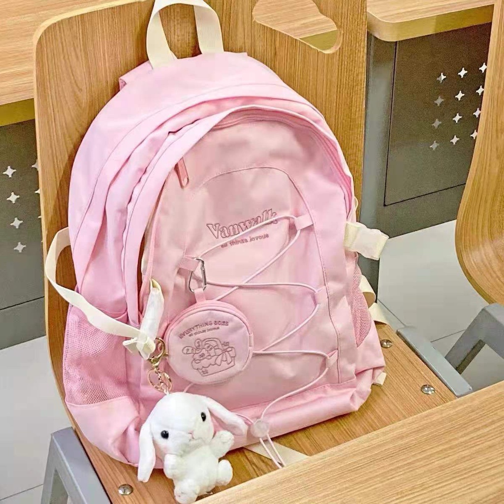☑☃Sera mengimpor Vanwalk tas sekolah pelarian wanita Jepang ransel piknik seri mahasiswa tas ransel sederhana