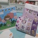 

washi tape isi 4 cartoon fruit selotip