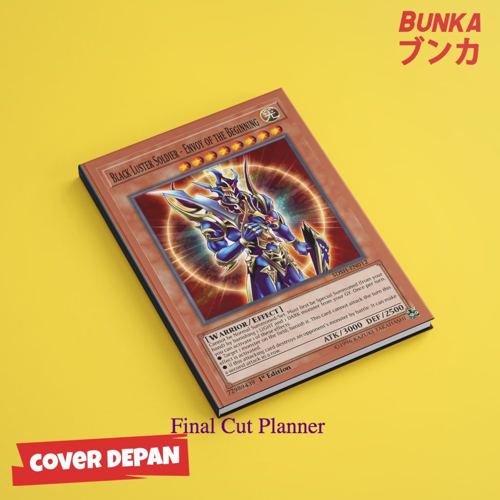 

Notebook Yu Gi Oh Black Luster Soldier Hardcover A5 Skin Buku Tulis Catatan Notes Agenda Planner Jurnal planner
