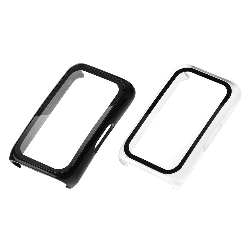 Hard Pc Bumper Tempered Glass screen guard anti gores  HUAWEI BAND 6 7 Case Cover Casing