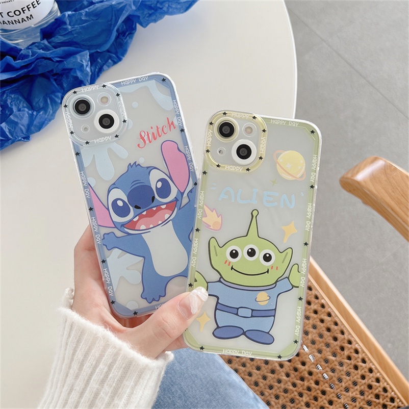 (Ready Stock) Casing Tpu Soft Case iPhone 14 13 12 11 Pro Max iPhone X Xr Xs Max iPhone 7 8 7 6 6s + Plus Se 2020 Motif Kartun Couple Phone Case Bumper Shockproof Protective Cover