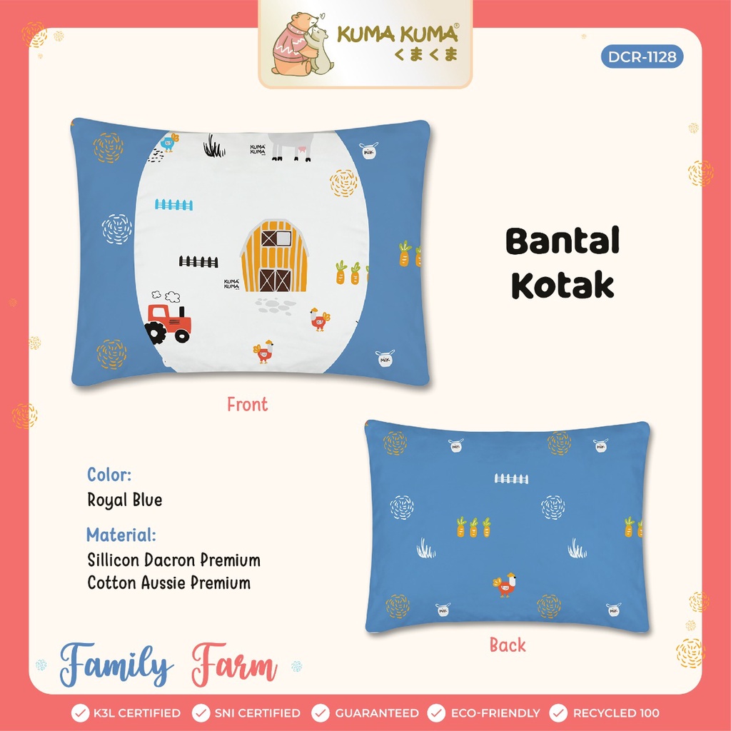 Kuma Kuma Bantal Kotak Bayi