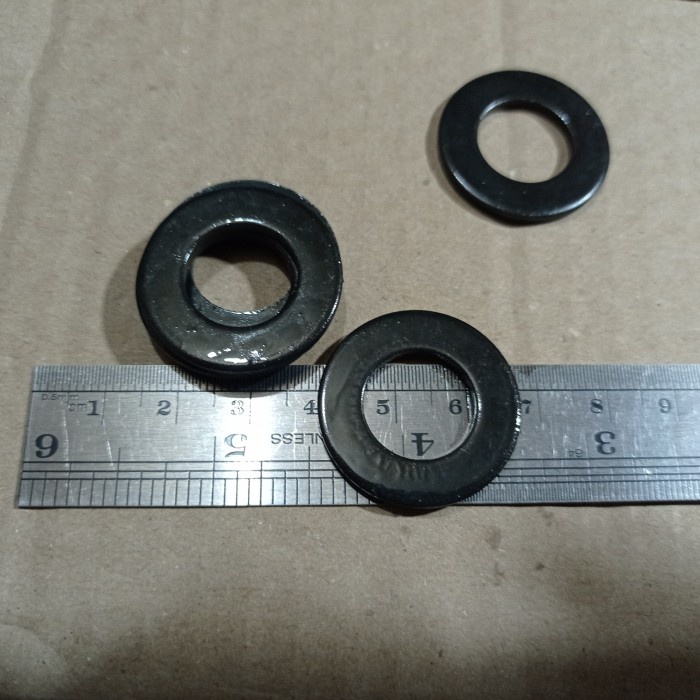 RING M14 PLAT BAJA / WASHER M14 BAHAN BAJA HITAM