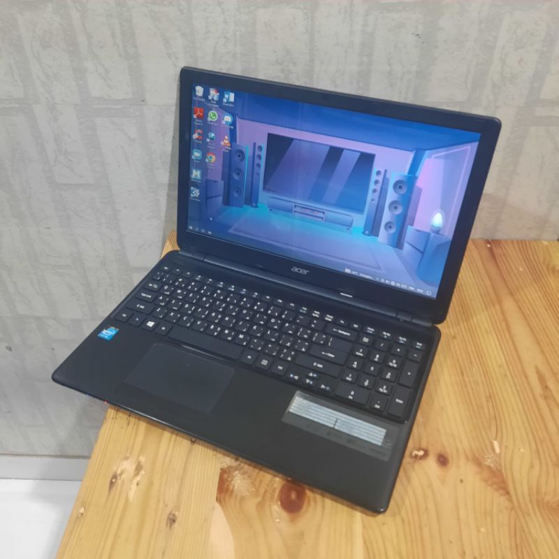 Laptop Acer Aspire E5-411 Celeron N2955U Ram 4GB HDD 500GB 15inch windows 10 siap pakai