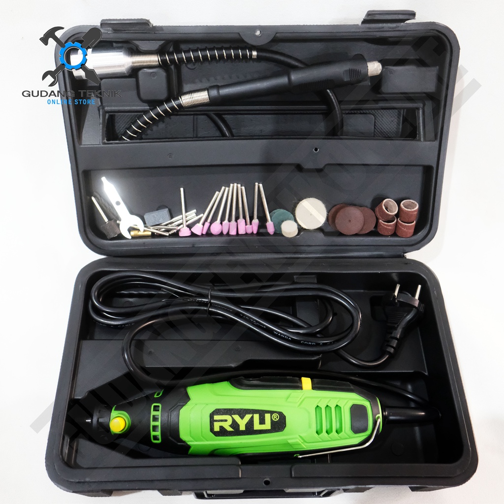 Mini Die Grinder RYU RDG3.2  / Gerinda Mini Multifungsi RDG 3.2 - Mesin Bor Tuner Mini RDG-3.2 RYU