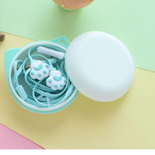 Sale [M-133] Headset Earphone Karakter CAT PAW / KAKI KUCING / Earphone Bentuk TAPAK KAKI KUCING CAT