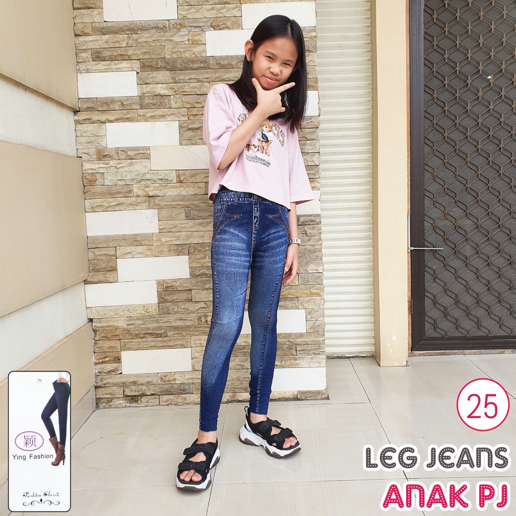 Legging Jeans Anak # 25 / legging anak import / legging jeans denim anak / ying fashion