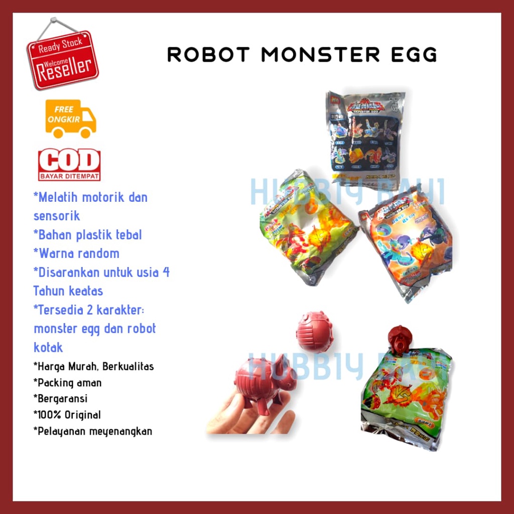 BEST SELLER MONSTER EGG Agen Toko Grosir mainan edukasi sensorik motorik aktivitas edutoys sensory m
