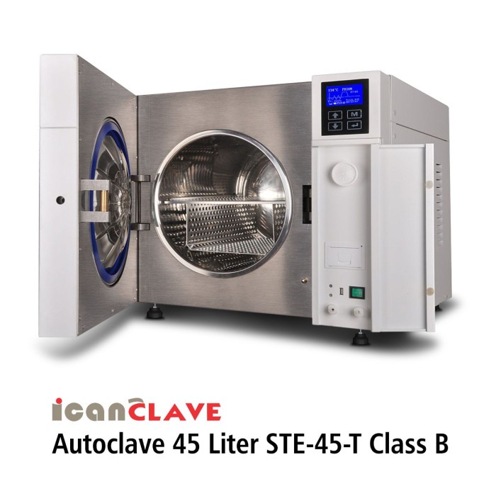 Autoclave IcanClave Steam Sterilizer STE 45 T Class B With Printer