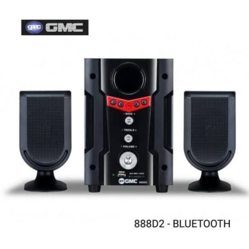 promo speaker bluetooth portabel GMC 888D3 3 in 1 bonus mic-2