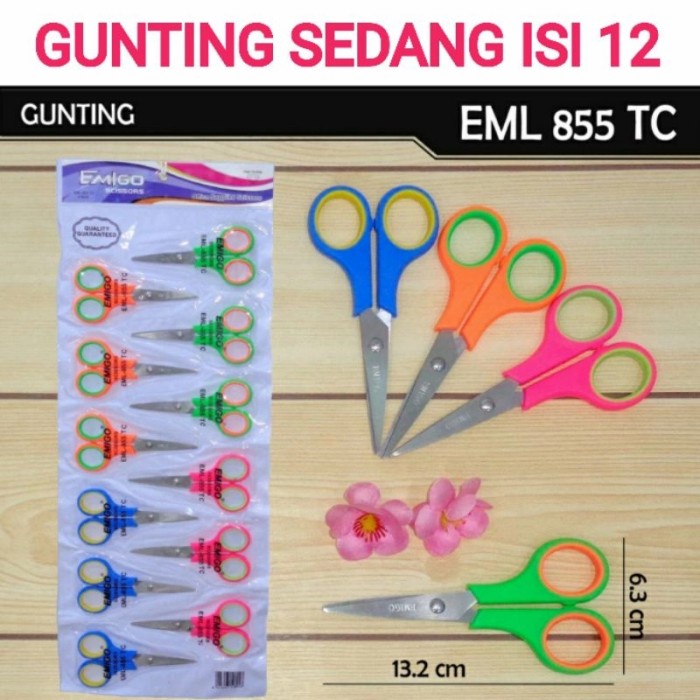 

Aman Bos 55 Gunting Renceng Sedang Isi 12 Pcs Hemat