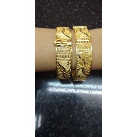 Big Sale Gelang dubai india emas buka tutup imitasi aksesoris folding flexible 드
