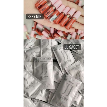 JJ GLOW SACHET / JJ GLOW MINI MS GLOW LIPMINI MS GLOW/ DTE TISSUE