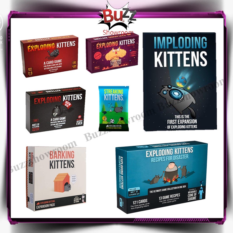 Exploding Kittens / NSFW / Imploding / Streaking / Barking Kitten Board Games Card Game