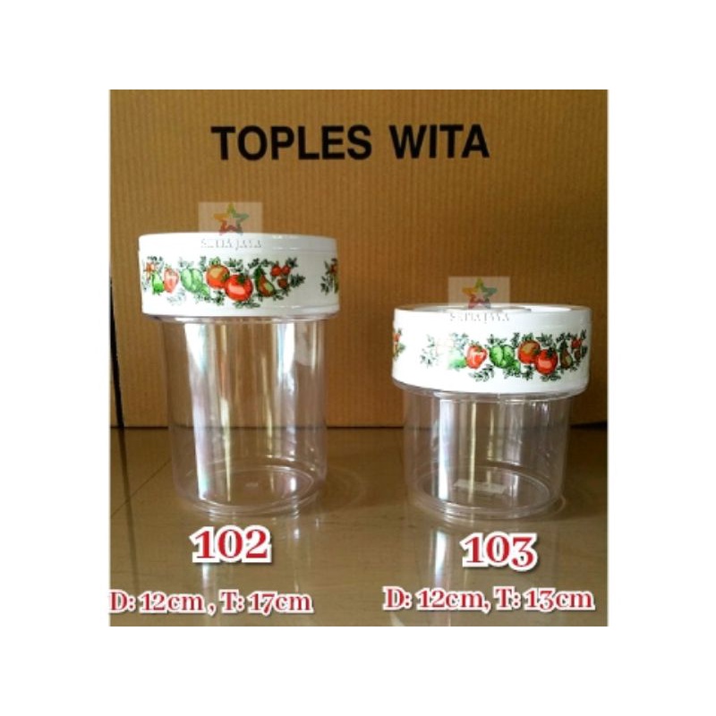 TOPLES KUE ACRYLIC WITA / TOPLES MODEL PYREX/ TOPLES FOOD GRADE
