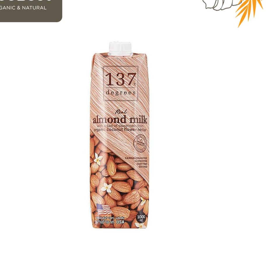 

DISKON BRANDS FESTIVAL 137 Degrees Almond Milk Original with Organic Coconut Flower Nectar 10 buruan