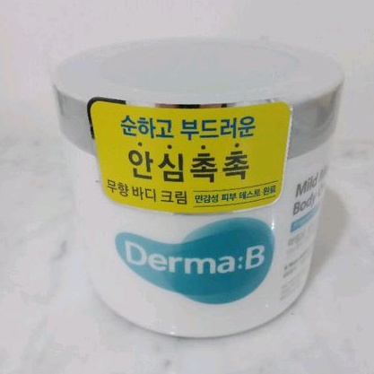 Image of DERMAB Derma-B Mild Moisture Body Cream for Dry & Sensitive Skin with Shea 430ml #1