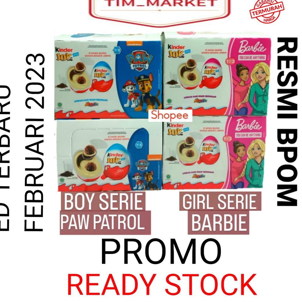 

Deal Now--KINDERJOY FOR BOY/ GIRL GROSIR PROMO ( 1 BOX ISI 24 BUTIR )