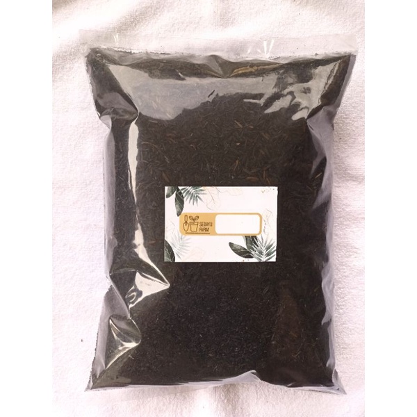 Arang Sekam/Sekam Padi Bakar [Kering 500g]