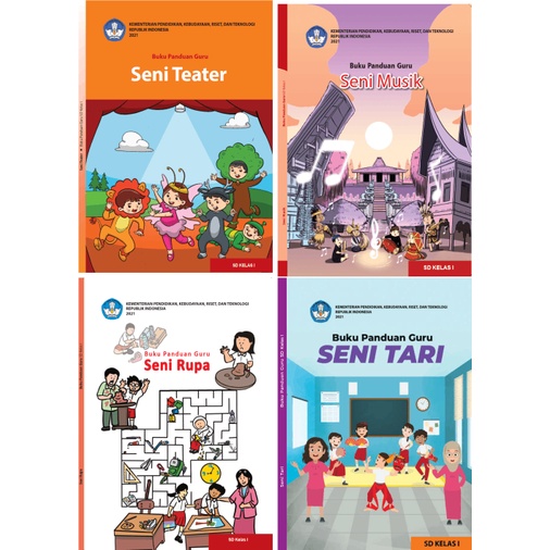 Jual Buku GURU Seni Tari, Seni Rupa, Seni Musik & Seni Teater SD Kelas