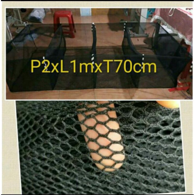 Jaring Ikan Keramba Ikan Sekat Sortir Pembesaran Jaring Serat Sarang