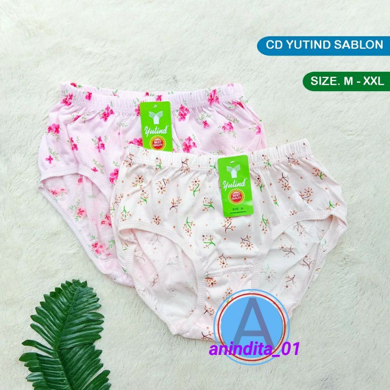 celana dalam yutind/cekana dalam losinan /celana dalam jumbo 6pcs