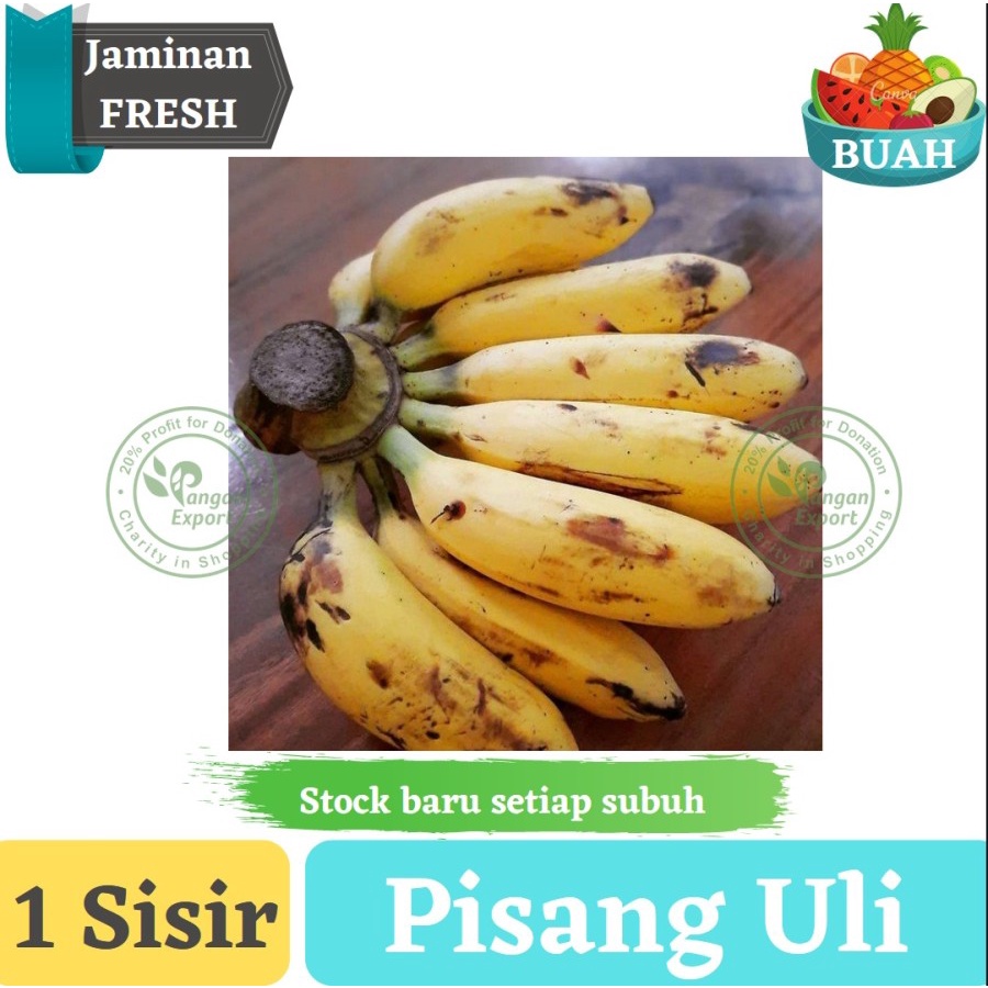 

Pisang Uli Manis , Pisang Lilin Super , Buah Sayur Segar